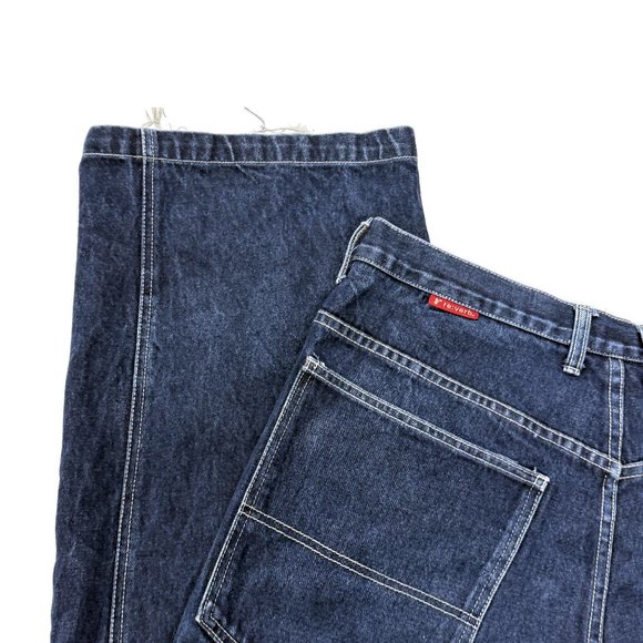 VINTAGE ReVerb Jeans Mens 36 x 31 Blue Loose Baggy 90s y2k Hip Hop Fundamental - Picture 11 of 11